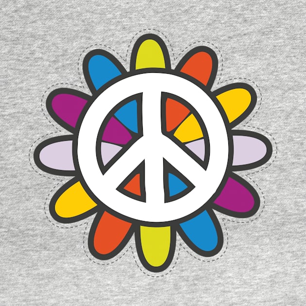 'Retro Peace Hippie Symbol 70s' Awesome 70s Vintage by ourwackyhome